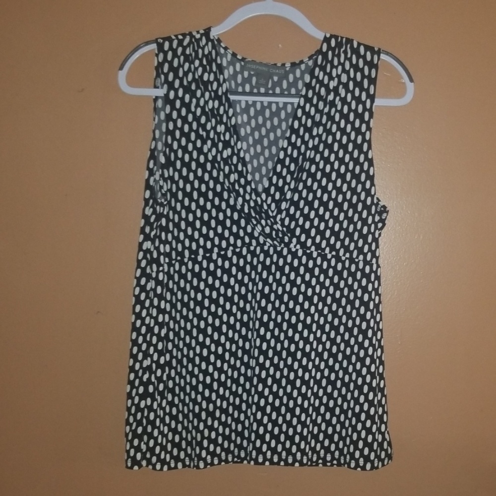 Black and White Blouse